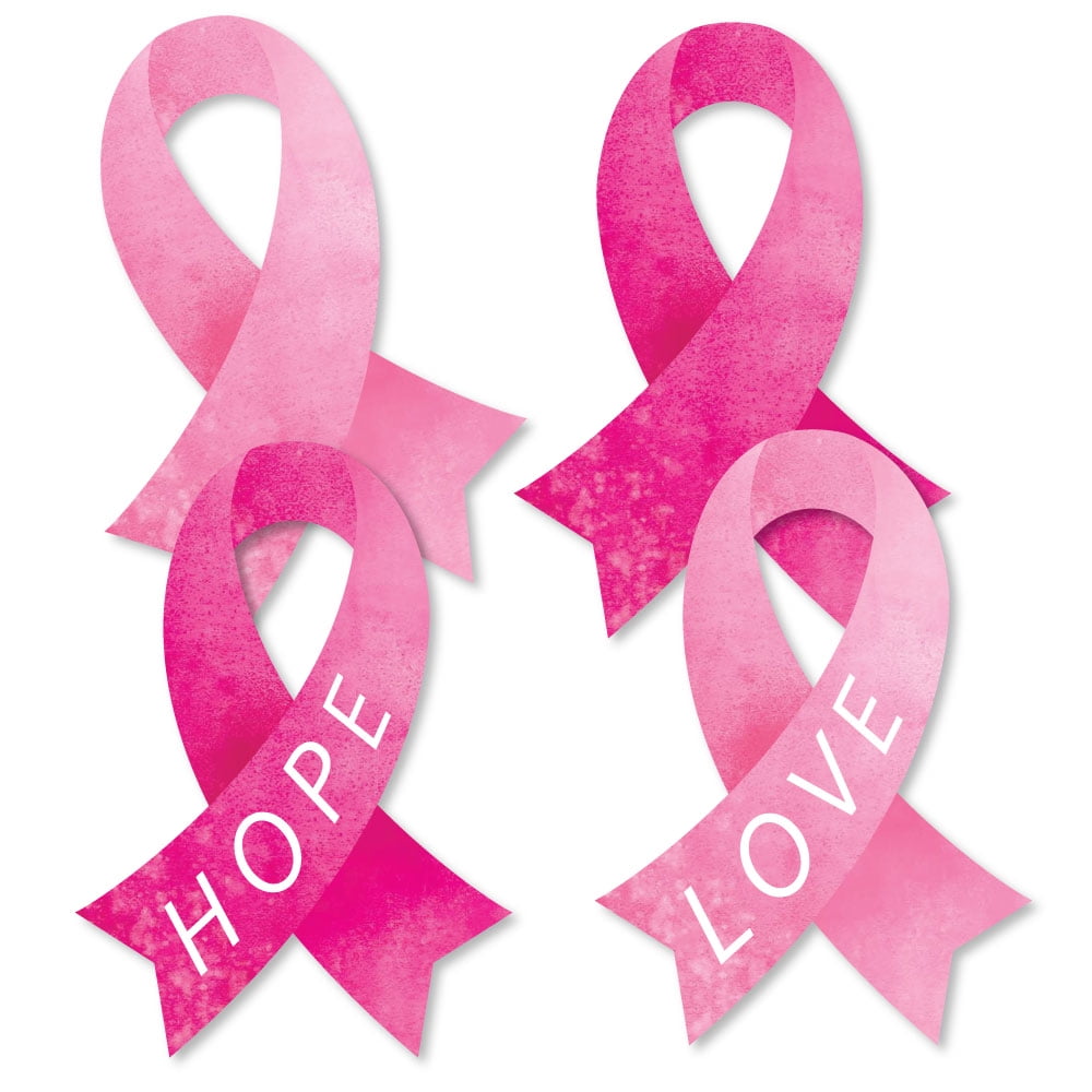 Fight Breast Cancer Wired Ribbon - 2 1/2 Inch x 10 Yards, Pink