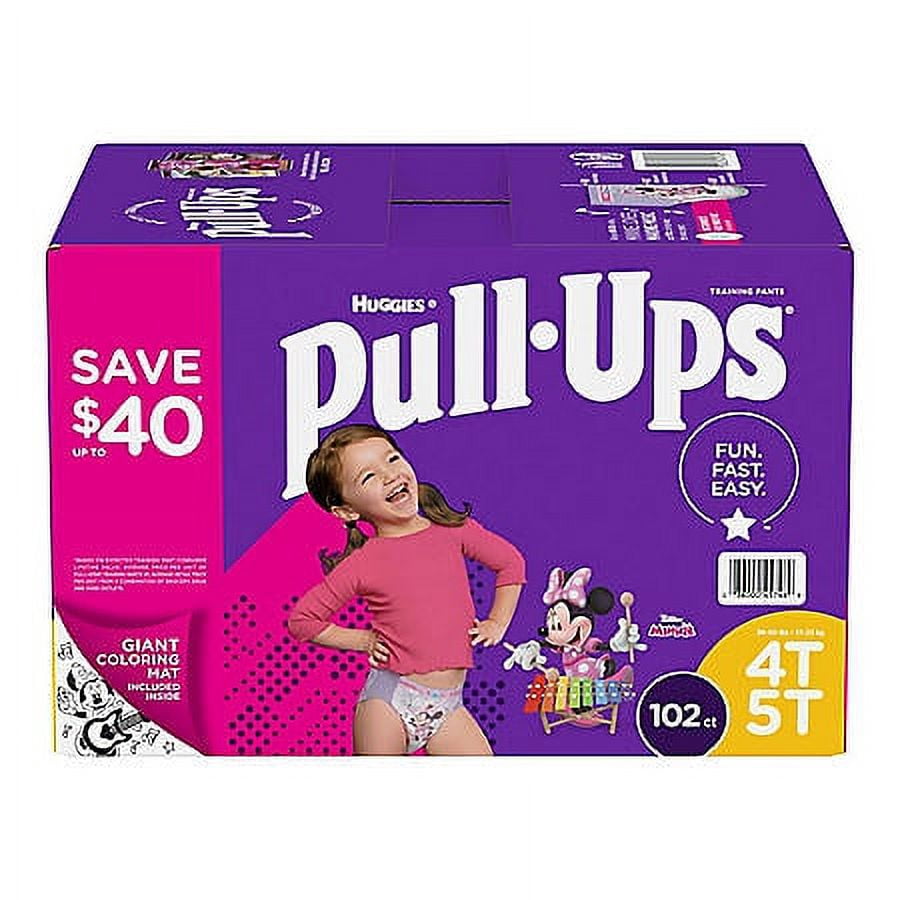 Huggies Pull-Ups Learning Designs Training Pants for Girls (4T - 5T 102 Count)