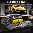 thumbnail image 2 of Juego de bloques de construcción Mould King V12 Engine 1260 piezas con motor, 2 of 6
