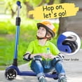 thumbnail image 3 of Trottinette à 3 Roues pour Enfants de 6 à 12 Ans, Trottinette pour Enfants avec Roues Lumineuses, Conception de Plateau Robuste et 4 Hauteurs Réglables, Convient aux Enfants de 3 à 12 Ans, 3 of 6