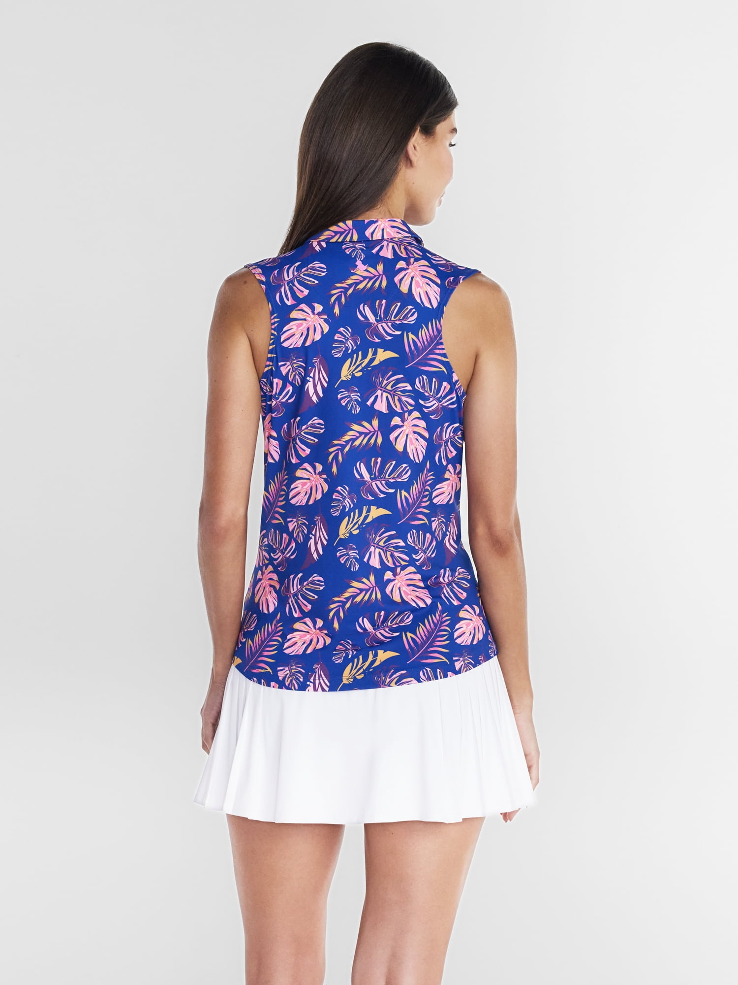 Birdie Bound Women's Gemma Sleeveless Golf Polo Shirt, Sizes XS-XXXL
