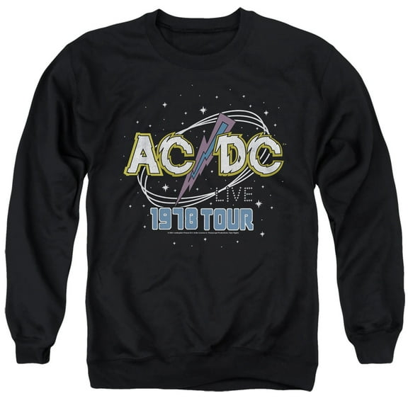AC/DC Live Unisex Adult Pull-Over Sweatshirt Black