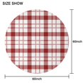 thumbnail image 6 of Christmas Round Tablecloth 70x70in(178x178cm) – Waterproof Polyester Table Cover with Full Print Design, Wrinkle Resistant & Washable for Kitchen Dining Party Decor, 6 of 6