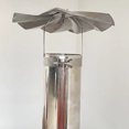 thumbnail image 3 of tamizeot Bouchon de Pluie Rond en ABS pour Ventilateur de Cheminée Évacuateur de Fumée Fixer avec Vis Poêle à Bois Cheminées Cheminée 76mm, 3 of 6