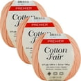 thumbnail image 2 of Premier Yarns Cotton Fair Solid Yarn-Coral, Multipack Of 3, 2 of 3