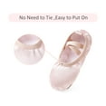 thumbnail image 4 of Stelle Girls Satin Ballet Shoes Split Sole Dancing Flats with Adjustable Lace,Gymnastics Ballet Slippers Dance Shoes for Toddler/Little Girls/Big Girls,Ballet Pink, 4 of 7