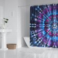 thumbnail image 2 of Colorful Tie Dye Pattern Shower Curtain 84"x72" ,Bathroom Decorative Shower Curtains Set with 12 Hooks,Modern Waterproof Washable Shower Curtain, 2 of 6