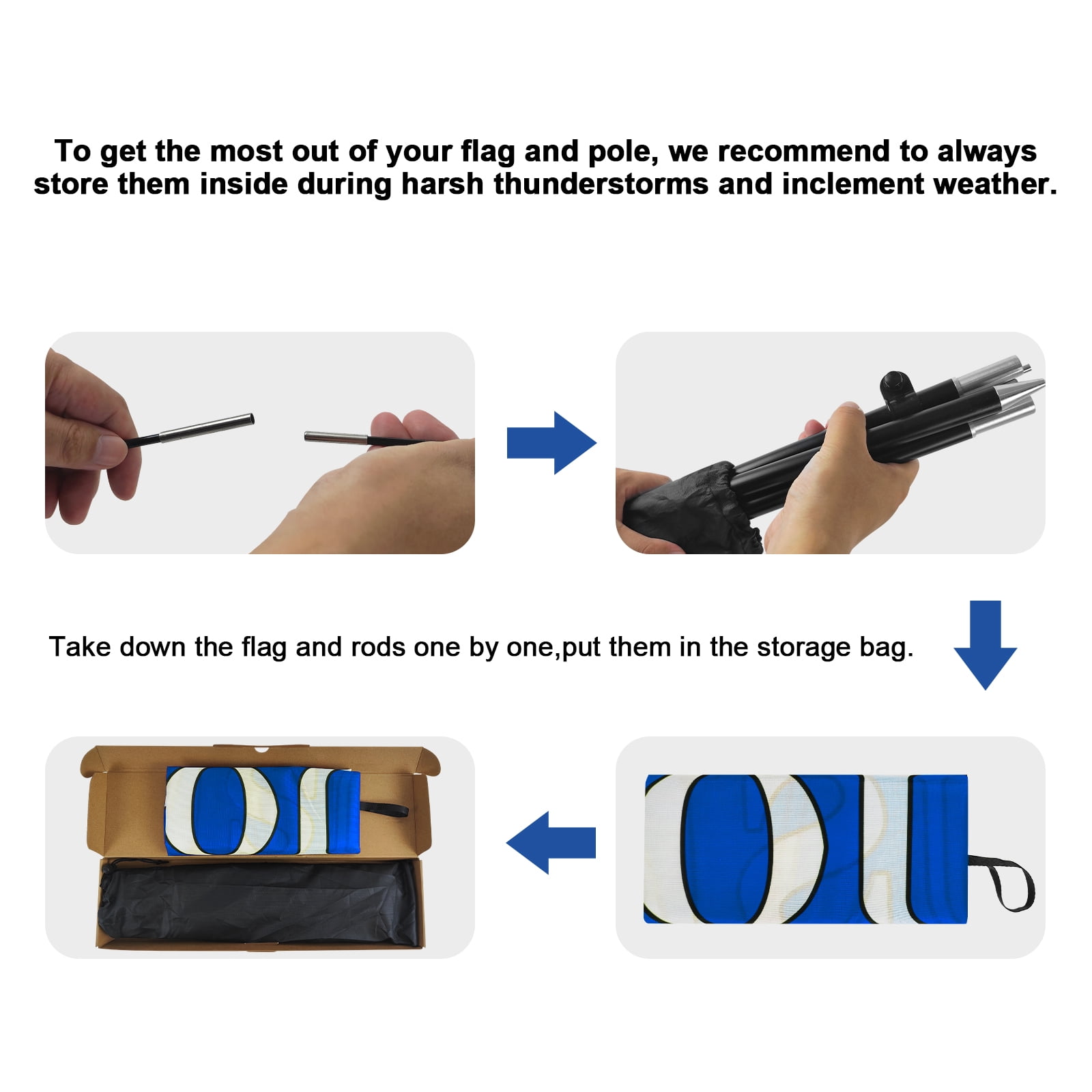 QSUM Open House Feather Flag with Flag Pole Kit and Ground Spike, 8.2FT Open House Windless Flag Banner Sign Business for Welcome Agent Inside Outdoor Advertising Sign Decoration Display