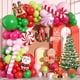 thumbnail image 1 of Kit de Arco de Globos Biapian Rojo Rosa Verde Látex para Navidad, 1 of 7