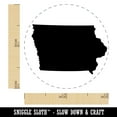 thumbnail image 2 of Iowa State Silhouette Self-Inking Rubber Stamp Ink Stamper - UV Ink - Mini 1/2 Inch, 2 of 7