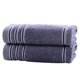thumbnail image 2 of Xiao Hua 3 toallas de algodón puro, toallas de mano de algodón suave, supersuaves y altamente absorbentes para ducha, piscina, spa, gimnasio y uso diario, 70 x 34 cm (gris)., 2 of 5