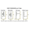 thumbnail image 3 of New Design Fridge Door Mural Sticker Wallpaper Waterproof PVC Refrigerator Freezer Cover Kitchen Cabinet Fridge Renovation, 3 of 5