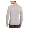 thumbnail image 2 of ALFANI Mens Gray Heather Long Sleeve Crew Neck Classic Fit Stretch Pullover Sweater S, 2 of 4