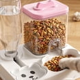 thumbnail image 4 of Automatic Pet Feeder and Water Dispenser Combo for Cats and Small Dogs, Raised Neck Bowl, Large Capacity, Auto Food and Water Refill, Spill Proof, Easy Cleaning, Balanced Feeding Station for Home, 4 of 6