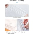 thumbnail image 5 of Grands Sacs de Rangement sous Vide pour Matelas, Vêtements, Imperméables, Refermables, Réutilisables, Économiseurs d'Espace, Compressent le Matelas de 80 %, Sans Pompe à Vide, 5 of 5