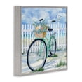 thumbnail image 3 of Stupell Industries Tropical Bike on Floral Beach Gray Framed Giclee Art, 24 x 24, by Paul Brent, 3 of 8