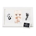 thumbnail image 1 of Newborn Baby Handprint Footprint Photo Frame Kit Perfect Baby Shower Gift, 1 of 11