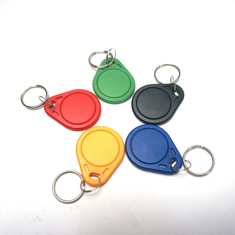 50Pcs RFID 125KHz Writable Rewrite T5577 Keyfobs Proximity Access Tags