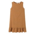 thumbnail image 2 of Vestido de mujer Vestido sin mangas con lunares Vestido sin mangas con volantes sueltos, Caqui, S Inevent AP002113-01, 2 of 6