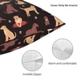 thumbnail image 3 of Honeii Labrador Retriever Dog Print Throw Pillow, Square Decorative Pillow Forms Soft Fluffy Plump Pillow Decorative Pillow Inserts,Couch Pillows-12"x12", 3 of 7