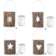 thumbnail image 3 of Bearachild Candelabro en forma de corazón, decoración, soporte para velas, de madera, para tazas, elegantes y decorativos para dormitorios, Decoración del hogar Cinco estrellas +Vela, 3 of 6