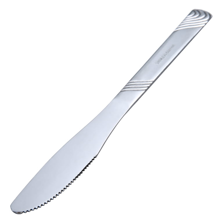  SWIRL TABLE KNIFE 6本セット 新品未開封 Mainstays 4-Piece Swirl Stainless Steel Dinner Knife Set, Silver