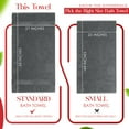 thumbnail image 6 of RIVERSIDE Cotton Large Bath Towels 27 x 54 Set of 4 with 600 GSM Soft Absorbent for Hotel & Spa - Gray, 6 of 8