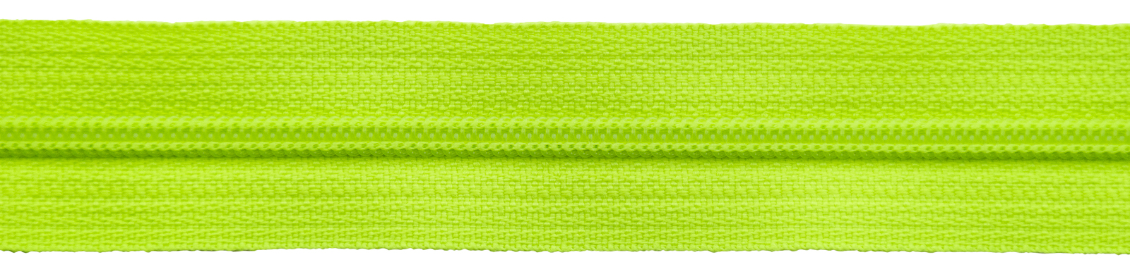 YKK® #3 Lightweight Closed-End Zipper, 7 Inch Length, Party Bright Green 535 (100 Pack)