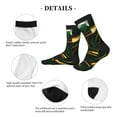 thumbnail image 4 of Bingfone Compression Socks for Women and Men Long Socks for Running Athletic Cycling Nurse- Green Marble, 4 of 7