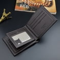 thumbnail image 2 of Cartera multifuncional para hombre, billetera de cuero, monedero con cremallera, cartera moderna con múltiples bolsillos, 2 of 7