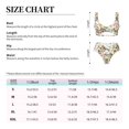 thumbnail image 6 of Honeii Birds And Flowers Print Women’s Bikini Set,Two Piece Swimsuit Bathing Suits,Stylish High Elasticity Swimwear for Beach and Pool, 6 of 7
