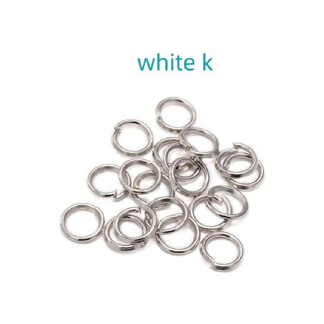 1000Pcs/Lot 3-9MM Ferroalloy Jump Rings Split Connectors For Diy Jewelry Finding Making Accessories Wholesale Supplies