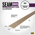 thumbnail image 3 of M-D Building Products 43872 1-1/4 In. X 36 In. Pewter Aluminum Seam Binder w/ Screw Nails, 3 of 10