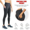 thumbnail image 5 of OUSITAI Women's High Waist Yoga Pants Pocket Gym Fitness Sports Capri Leggings Workout, 5 of 7