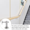 thumbnail image 3 of unbranded 2Ud Soporte Ajustable Para Pasamanos De Escaleras En Inoxidable Color Plata, 3 of 8