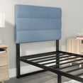 thumbnail image 4 of Flash Furniture Paxton Collection Twin Modern Fabric Upholstered Headboard, Blue, 4 of 12