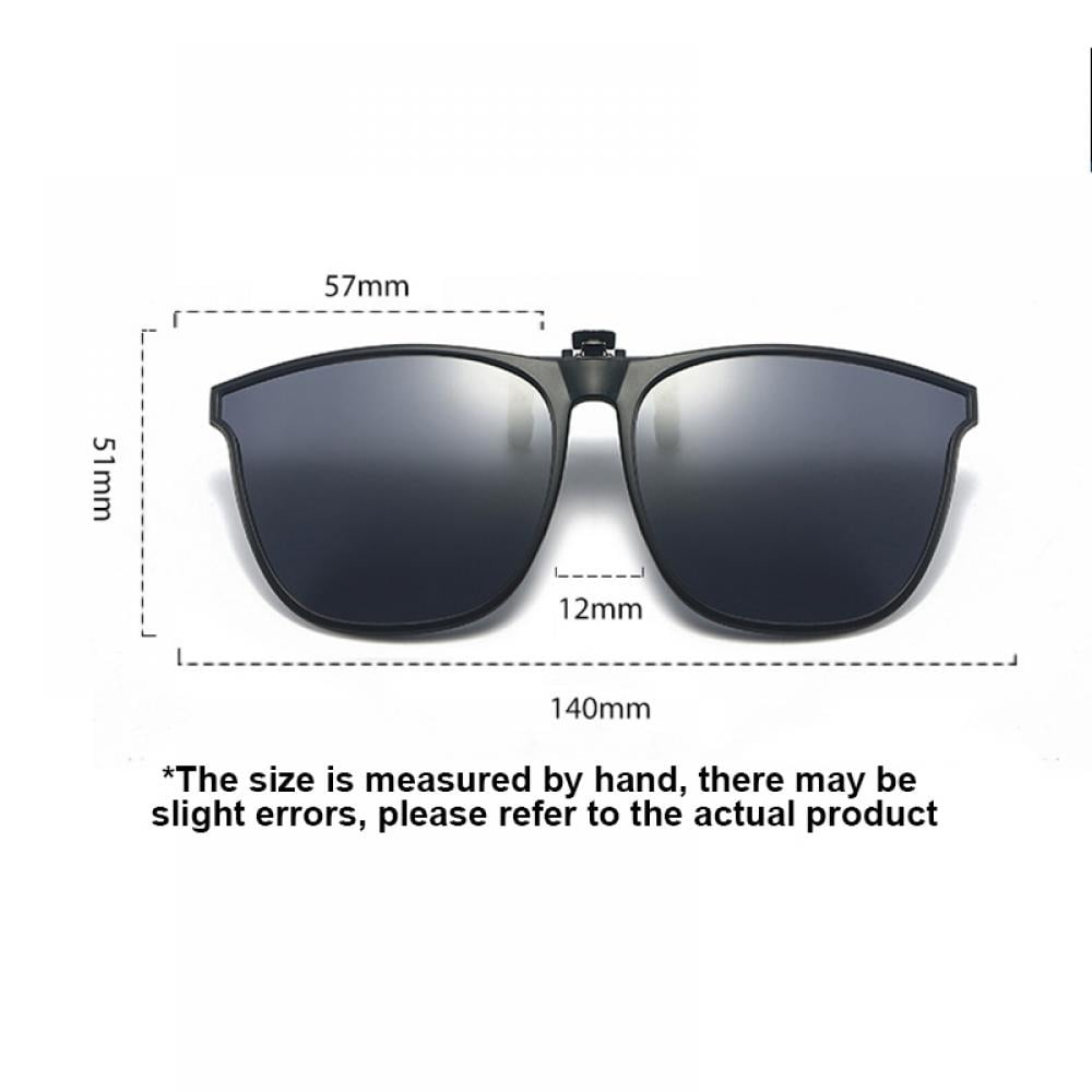 Polarized Clip-on Flip Up Metal Clip Rimless Sunglasses For, 40% OFF