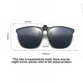 thumbnail image 4 of Polarized Clip on Sunglasses UV Protection Driving Clip on Glasses Flip Up Sunglass Clips for Glasses Colorful Flip Frame Glasses for Women Men Eyeglasses, 4 of 7