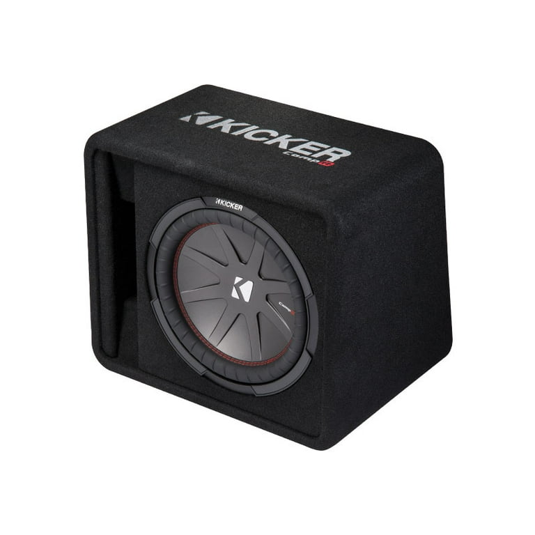 Kicker 12 Inch 1000 Watt 2-Ohm Ported Vented Subwoofer Enclosure