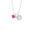 thumbnail image 2 of Delight Jewelry Hot Pink Giraffe Print Heart with Nurse Hat To the World You are a Mother Locket Necklace, 2 of 4