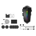 thumbnail image 3 of Lunxisen 4 Pcs Motorcycle Helmet Bluetooth Headset, Outdoor Wireless Bluetooth Headphone Speakers Noise Cancellation Intercom Communication Systems with Waterproof Strong Bass for Dirt Bike, 3 of 9