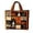 Design 4, variant on Halloween Patchwork Quilted Tote Bag Polyester Large Capacity Party Home Storage Handbag