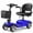 Blue, variant on Flycity 24V 4 Wheel Mobility Scooter for Seniors, Foldable 30 Miles Long Range Electric Scooter with LED Lights and Basket, 20Ah Electric Powered Wheelchair Device for Adults, Blue