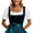 White-q, variant on Womens Oktobertfest Dirndl 2 Piece Authentic Dirndl for Bavarian Carnival Oktoberfest Dress German Trachten Dirndl