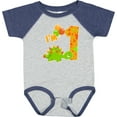 thumbnail image 3 of Inktastic Happy Dinosaur First Birthday-green Boys or Girls Baby Bodysuit, 3 of 5