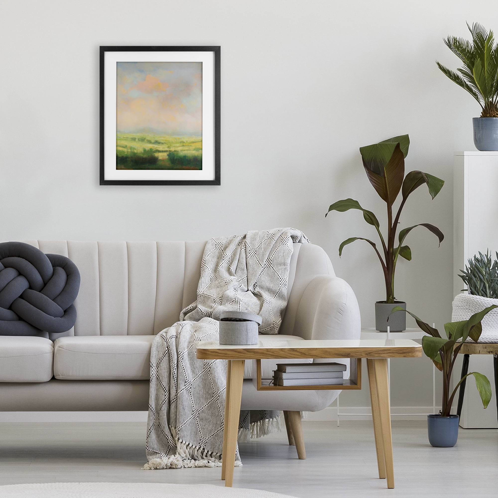 Stupell Industries Springtime Farnese Landscape Black Framed Print Under Glass, design by William McCarthy
