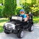 thumbnail image 3 of Costway Jeep Eléctrico para Niños Coche Montable de Batería 12 V con Mando 2,4 GHz Luces Led Reproductor de MP3 Negro, 3 of 9