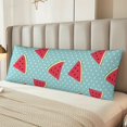 thumbnail image 5 of Naloa Watermelon Super Soft 20x60 Body Pillow Case,Long Side Hidden Zipper（PILLOWS ARE NOT INCLUDED）, 5 of 6