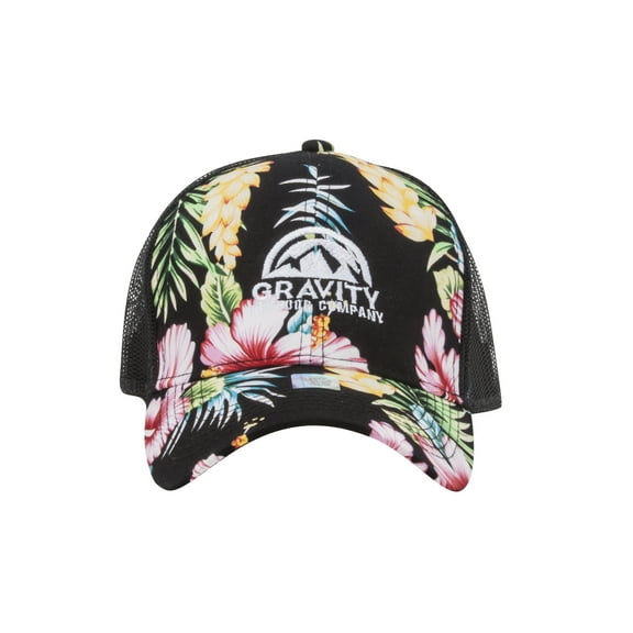 Gravity Outdoor Co. Hibiscus Adjustable Trucker Hat