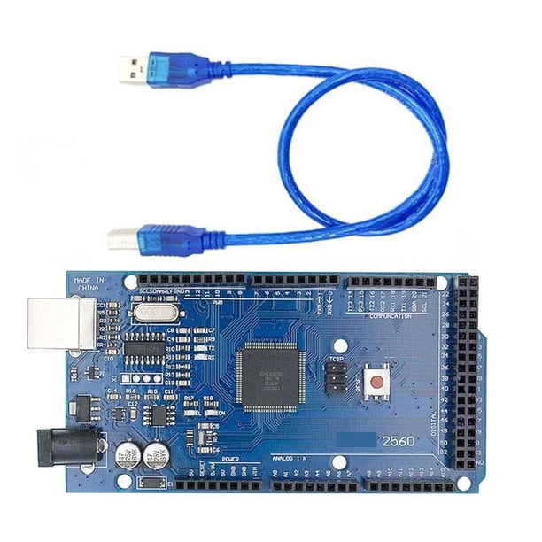 Placa de control principal del controlador Mega2560 R3 CH340G Reemplazo del chip USB (con cable)